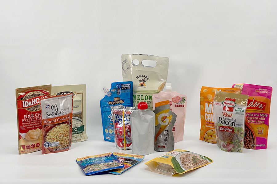 Examples of flexible pouches in the food industry