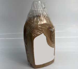 Figure 3. Molded fiber bottle as received from an e-commerce shipment. 