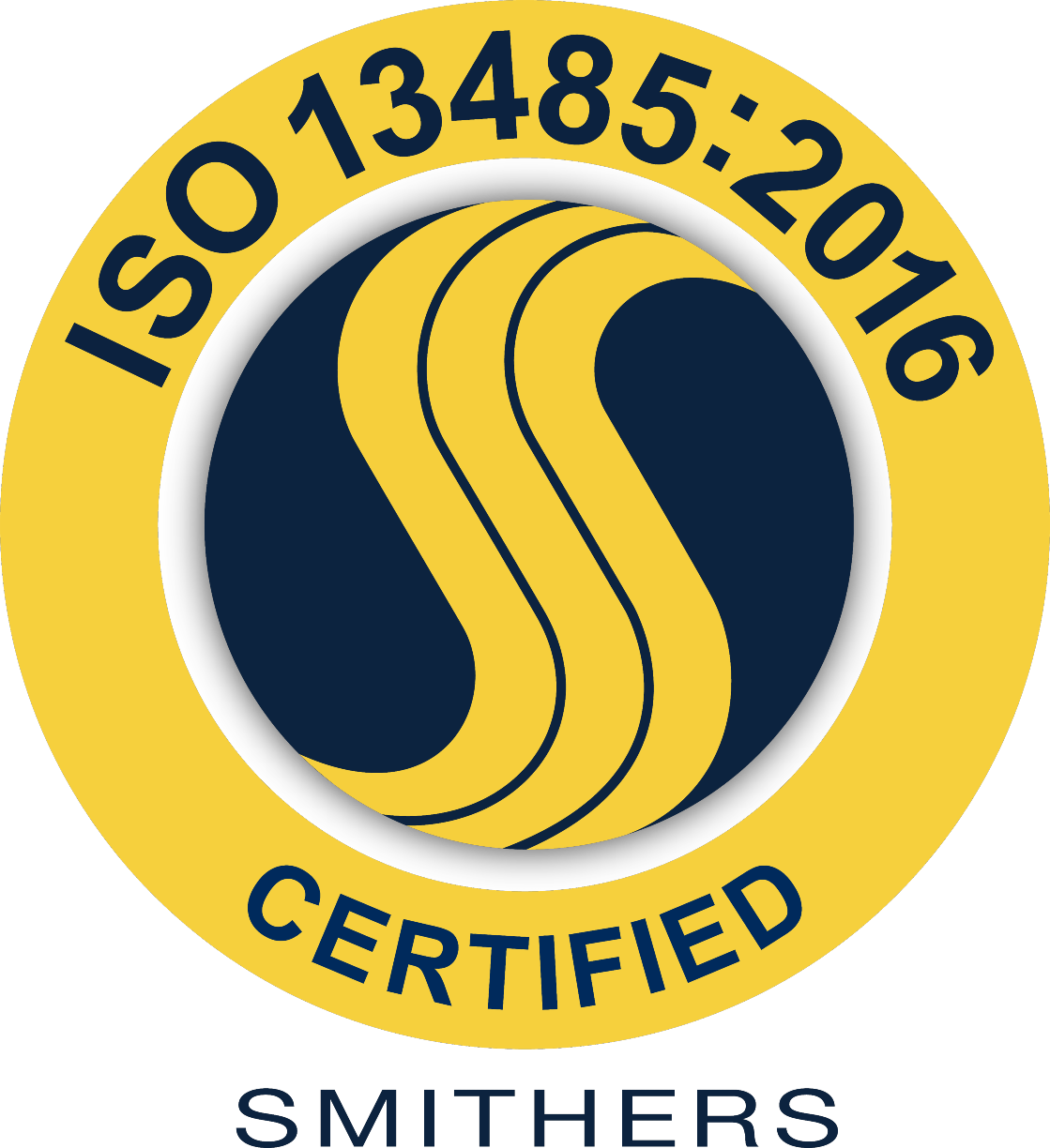 ISO 13485:2016 Certified logo shows our commitment to the safety and reliability of medical devices